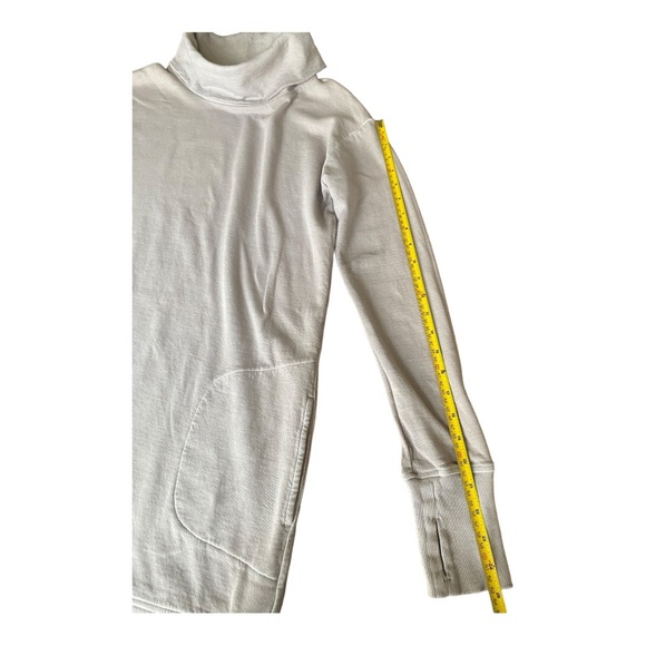 Athleta Eco Wash Cowl Neck Sweatshirt Dress S - Picture 7 of 15